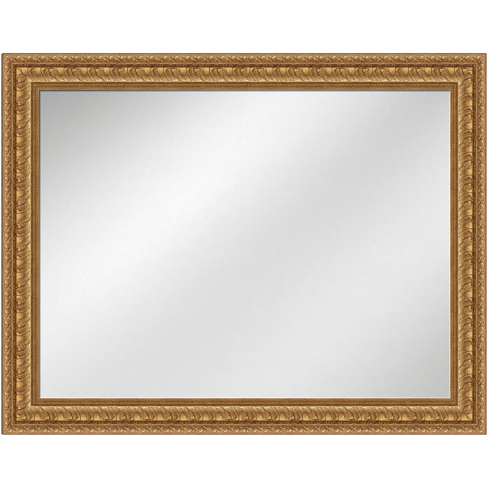 V-1280 Gold Frame 36 x 48 Vanity Mirror 3 9/16 inch Width