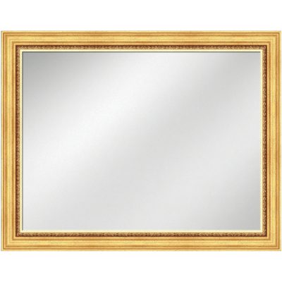 V-1001 Vanity Mirror 36 x 48 Flat Black Frame 2 inch - Artforhotel