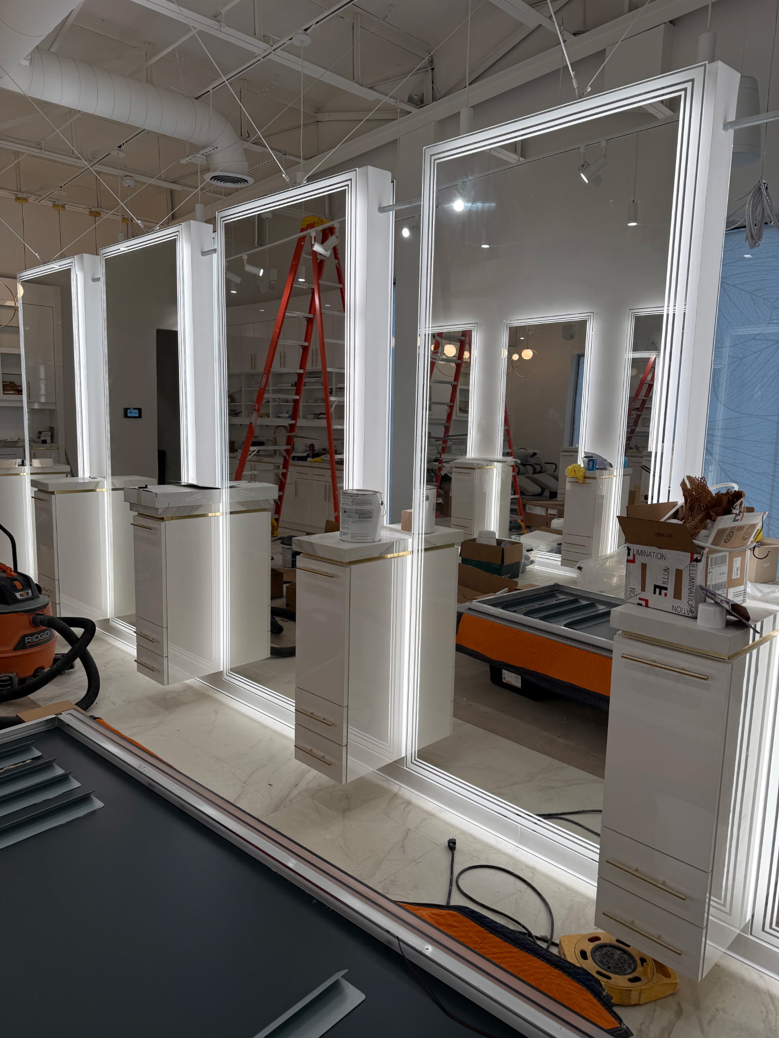 Princeton NJ LED mirror installation